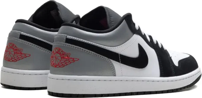 Jordan 1 Low SE "White/Fire Red/Black/Matte Silver" sneakers - Image 3