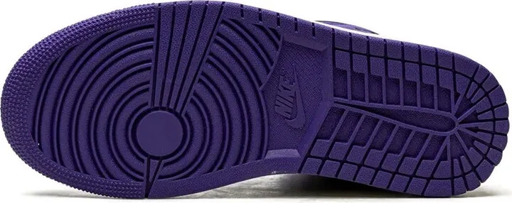 Jordan 1 Mid "Black/Purple" sneakers - Image 4