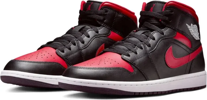 Jordan 1 Mid "Bred Twist - Image 2