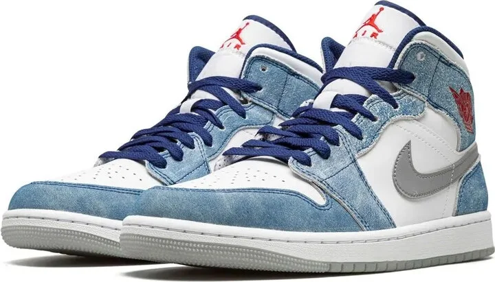 Jordan 1 Mid "French Blue" sneakers - Image 3