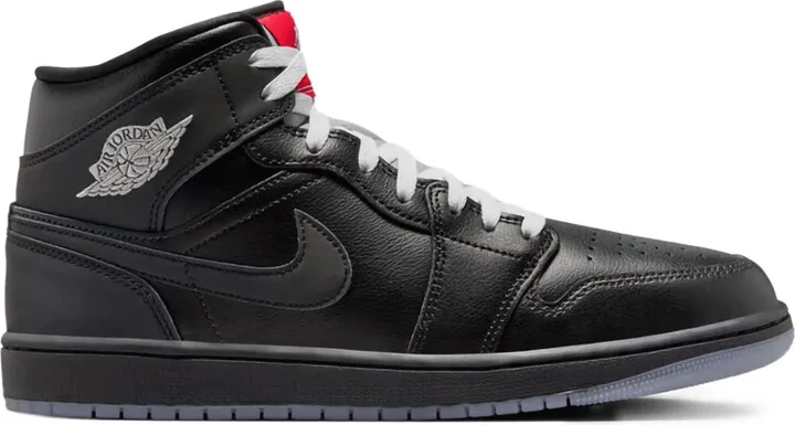 Jordan 1 Mid SE "Black/Metallic Reimagined" sneakers