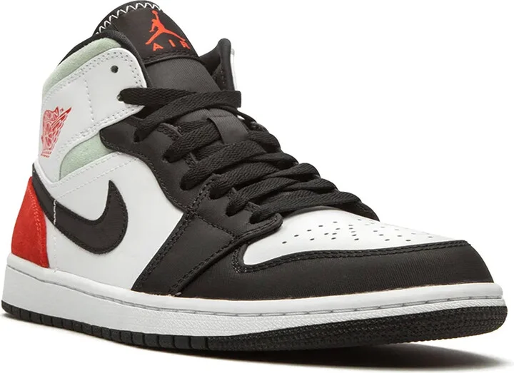Jordan 1 Mid SE "Red/Grey/Black Toe" sneakers - Image 2