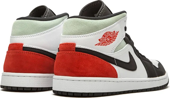 Jordan 1 Mid SE "Red/Grey/Black Toe" sneakers - Image 3
