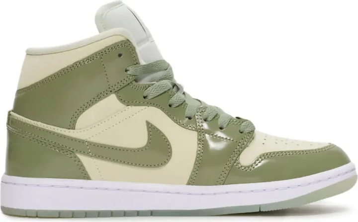 Jordan 1 Mid SE "Sea Glass/Oil Green" sneakers