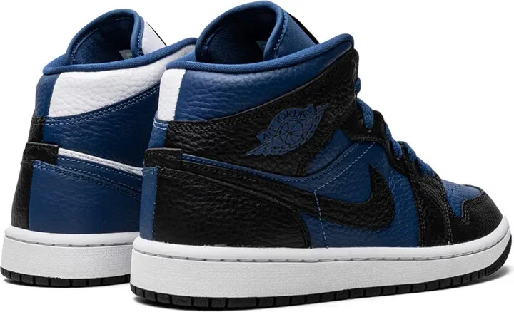 Jordan 1 Mid Split "Black/French Blue/White" sneakers - Image 3