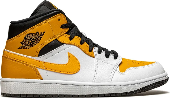 Jordan 1 Mid "University Gold" sneakers