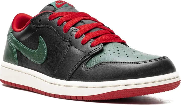 Jordan 1 Retro Low OG "Black/Gorge Green" sneakers - Image 2