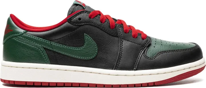 Jordan 1 Retro Low OG "Black/Gorge Green" sneakers