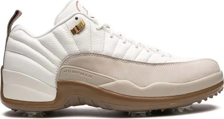 Jordan 12 Golf "Driftwood" sneakers