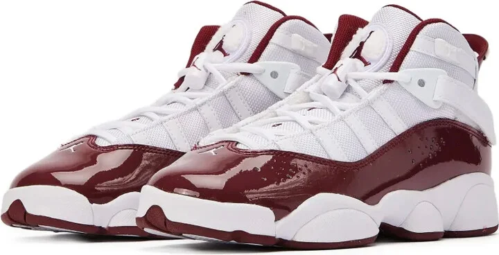 Jordan 6 Rings GS "White/Team Red" sneakers - Image 2