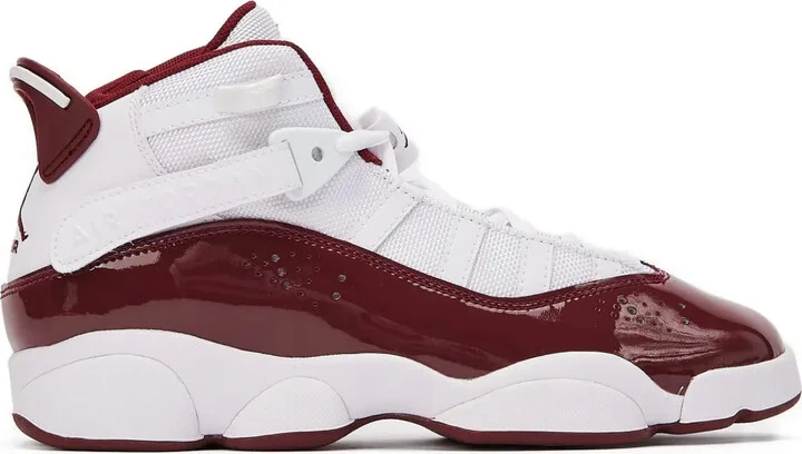 Jordan 6 Rings GS "White/Team Red" sneakers
