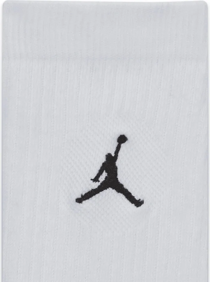 Jordan Everyday Crew Socks (3 pairs) in Multicolor | DX9632-914 - Image 4