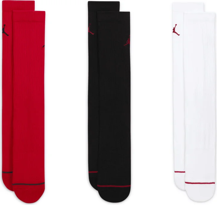 Jordan Everyday Crew Socks (3 pairs) in Multicolor | DX9632-918 - Image 2