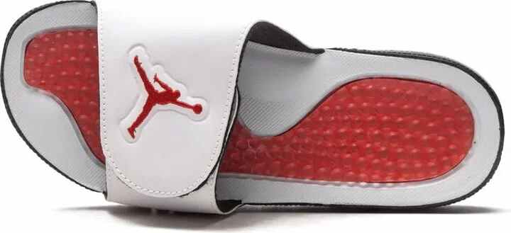 Jordan Hydro 5 Retro "Fire Red 5" slides - Image 4