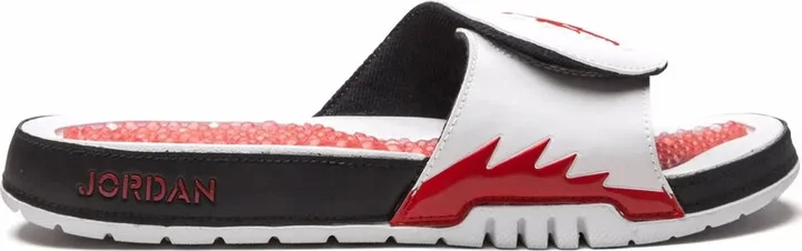 Jordan Hydro 5 Retro "Fire Red 5" slides