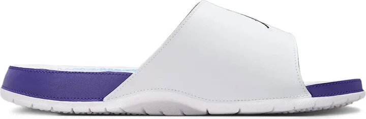 Jordan Hydro 5 Retro "White/New Emerald/Grape Ice/Black" slides