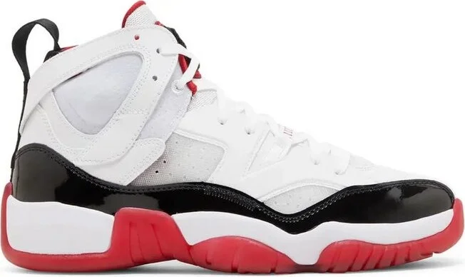 Jordan Jumpman Two Trey Bred Concord Mesh Panelled Sneakers