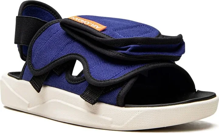 Jordan LS "Deep Royal Blue" slides - Image 2