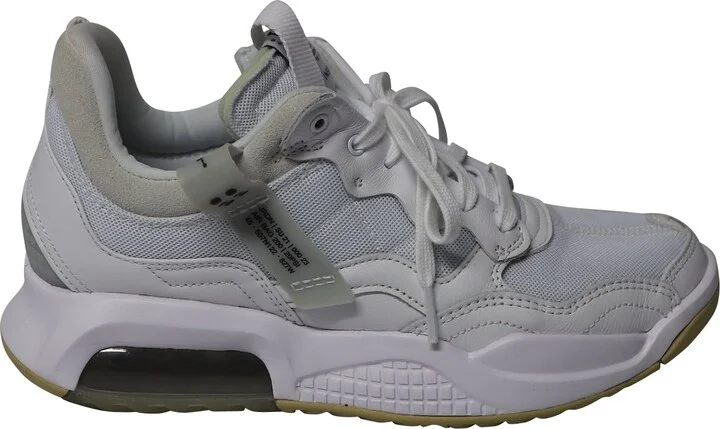 Jordan MA2 Sneakers in White Gum Leather