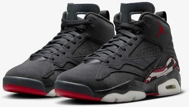 Jordan MVP FB9019-006 Women's Anthracite Gym Red Basketball Shoes TF5480 (Multicolor,6)