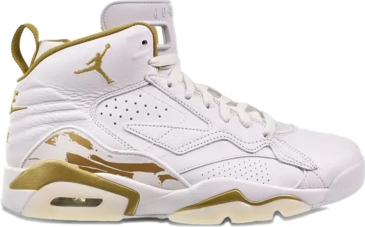 Jordan MVP "White/Gum Light Brown/Metallic Gold" sneakers - Image 2