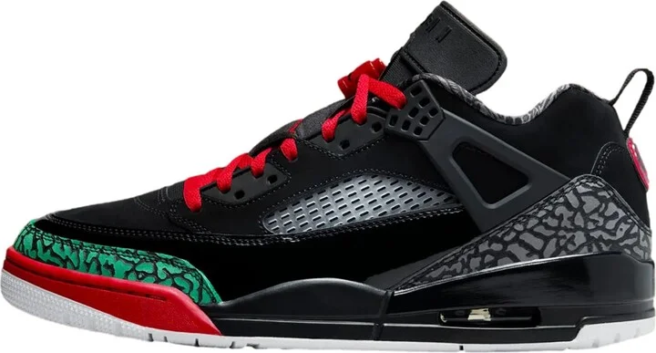 Jordan Spizike Low Black / Varsity Red - Classic Green FQ1759-060 Men's