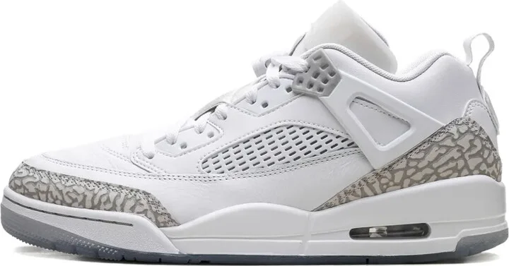 Jordan Spizike Low " White/Metallic Silver/Barely Blue/Neutral Grey" sneakers - Image 4