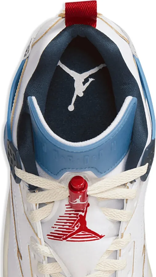 Jordan Spizike "White/Armory Navy/Aegean Storm/Gym Red" sneakers - Image 2