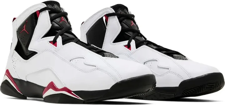 Jordan True Flight "White / Varsity Red" sneakers - Image 2