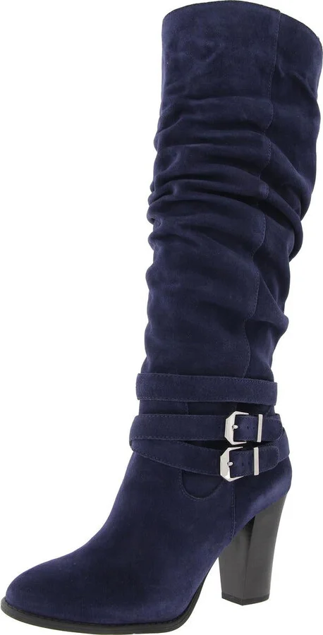 JORDANA Womens Slouchy Manmade Knee-High Boots