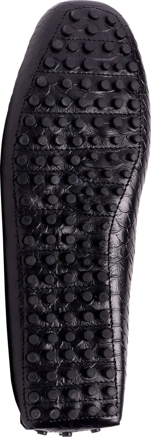Jorde Snake Embossed Driver Loafer - Image 5