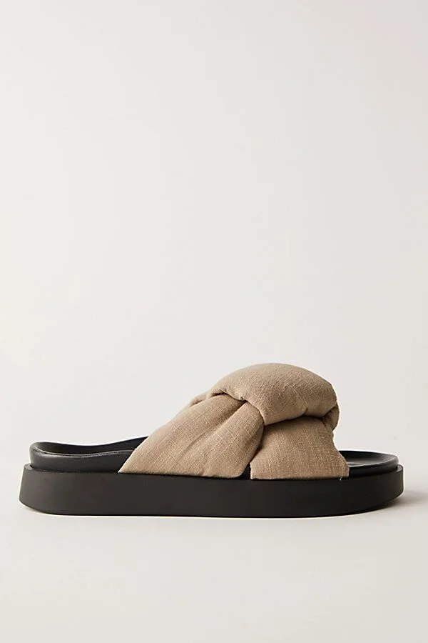 Jordy Linen Knot Sandals - Image 3