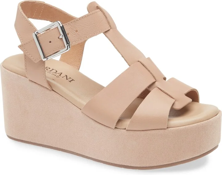 Jordynn Ankle Strap Platform Wedge Sandal