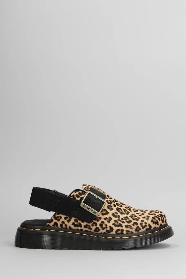 Jorge Ii Slipper-mule In Animalier Pony Skin