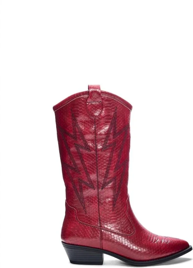 Josea Western Boot In Red