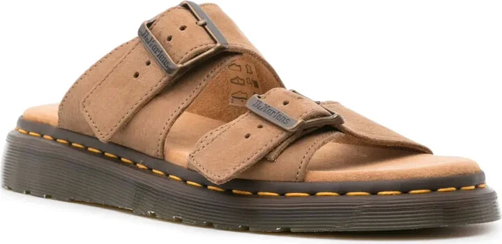 Josef buckled suede slides - Image 2