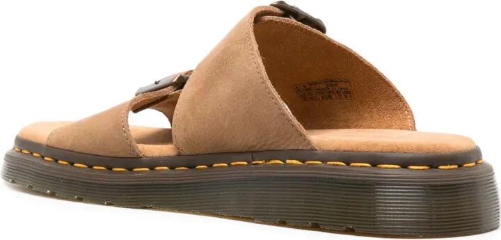 Josef buckled suede slides - Image 3