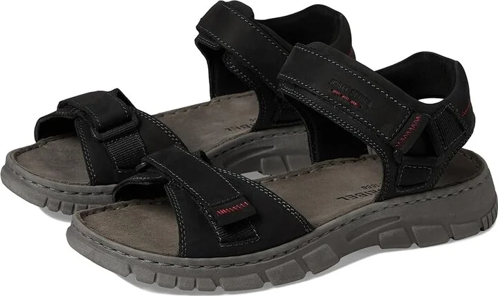 Josef Seibel Brendan 01 Men's Shoes Black Kolonada : EU 41 (US Men's 7.5-8) M, Leather