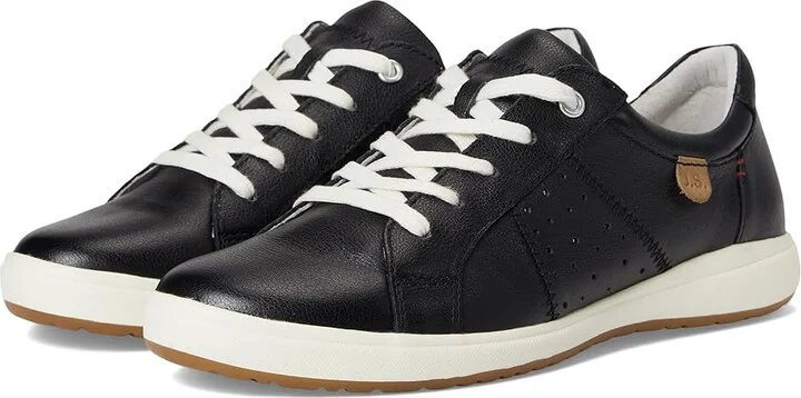 Josef Seibel Caren 01 Women's Lace up casual Shoes Black : EU 36 (US Women's 5-5.5) M, Leather