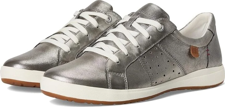 Josef Seibel Caren 01 Women's Lace up casual Shoes Platin : EU 36 (US Women's 5-5.5) M, Leather