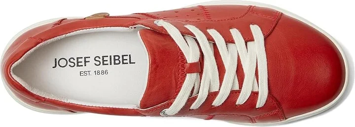Josef Seibel Caren 01 Women's Lace up casual Shoes Red : EU 36 (US Women's 5-5.5) M, Leather - Image 3