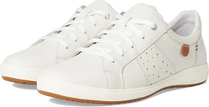 Josef Seibel Caren 01 Women's Lace up casual Shoes White : EU 36 (US Women's 5-5.5) M, Leather