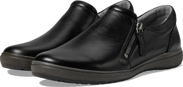 Josef Seibel Caren 23 Women's Flat Shoes Black : EU 38 (US Women's 7-7.5) M, Leather