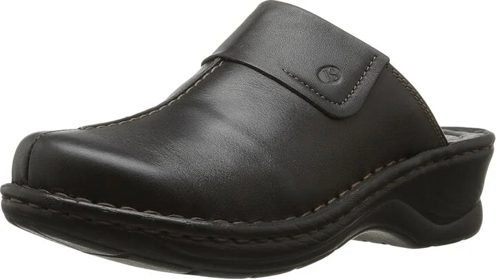 Josef Seibel Carole Women's Clog Shoes Dakota Black Leather : EU 36 (US Women's 5-5.5) M - Image 2