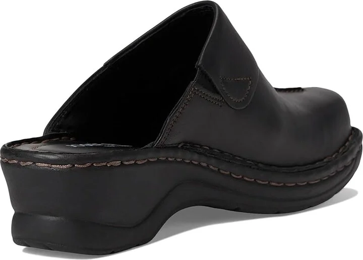 Josef Seibel Carole Women's Clog Shoes Dakota Black Leather : EU 36 (US Women's 5-5.5) M - Image 5