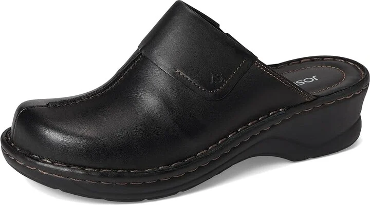 Josef Seibel Carole Women's Clog Shoes Dakota Black Leather : EU 36 (US Women's 5-5.5) M - Image 6