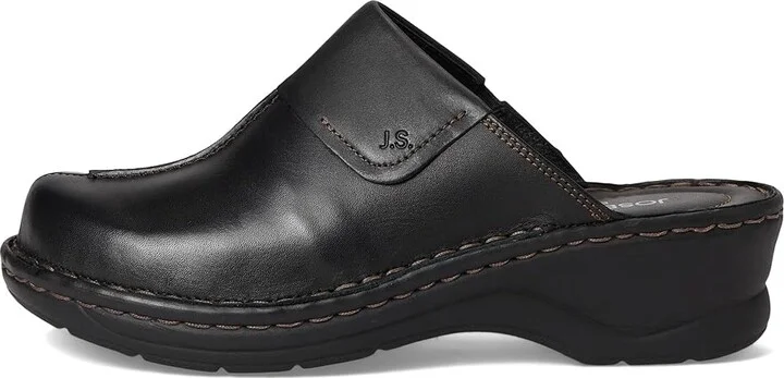 Josef Seibel Carole Women's Clog Shoes Dakota Black Leather : EU 36 (US Women's 5-5.5) M - Image 7