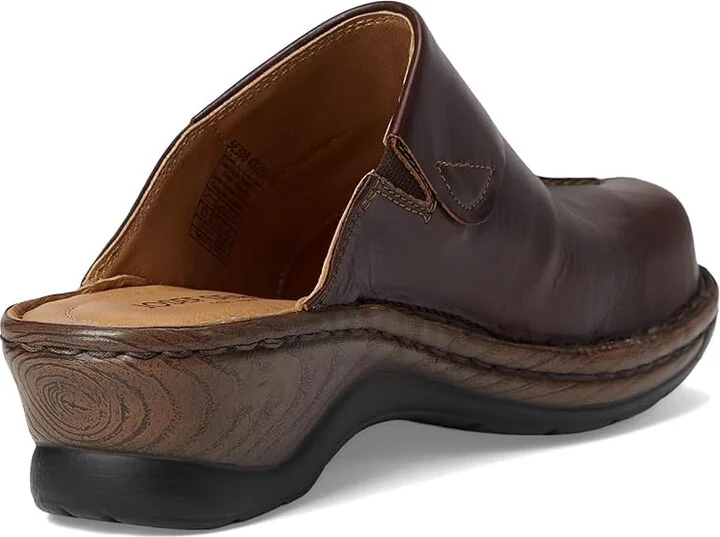 Josef Seibel Carole Women's Clog Shoes Marone Roma : EU 40 (US Women's 9-9.5) M, Leather - Image 4
