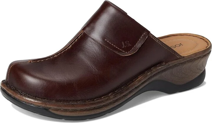 Josef Seibel Carole Women's Clog Shoes Marone Roma : EU 40 (US Women's 9-9.5) M, Leather - Image 5