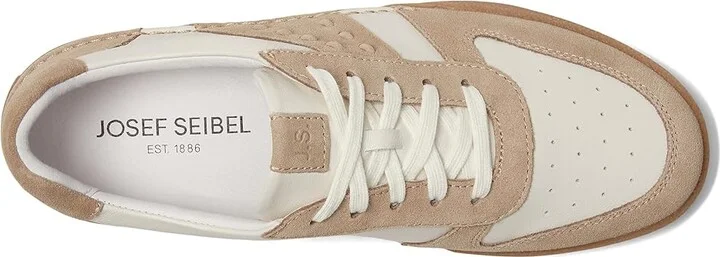 Josef Seibel Claire 27 Women's Flat Shoes White/Beige : EU 40 (US Women's 9-9.5) M, Leather/Rubber - Image 2